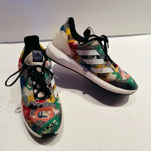adidas gazelle silver green womens Adidas x Brain Dead Men's Barricade 13 Multicolor / Silver Metallic / Core  Black Tennis Shoes main image 1